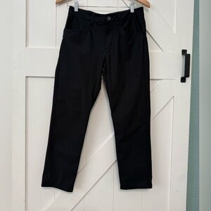 Vuori Mens Meta Pant Athletic Slim Fit Black Size 28